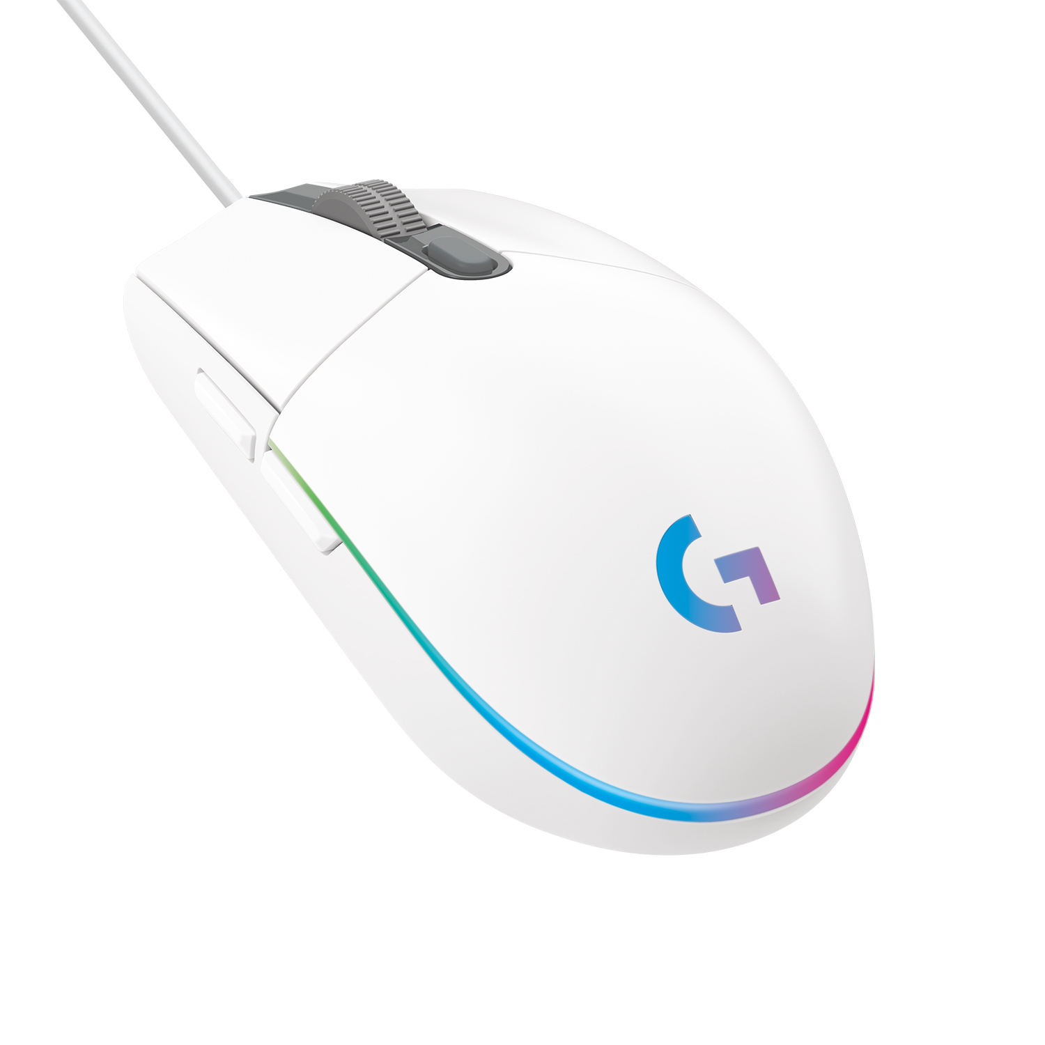 Logitech Raton G203 Lightsync Blanco