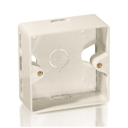 ÷ Caja de superficie equip para montaje de rosetas 125725 / 125762 / 125761 / 125772 color blanco 1255