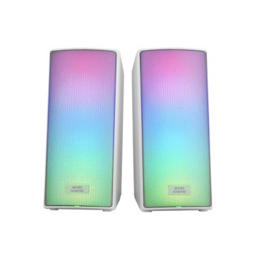 Mars Gamin ÷ Altavoces 2.0 blanco – Bluetooth
