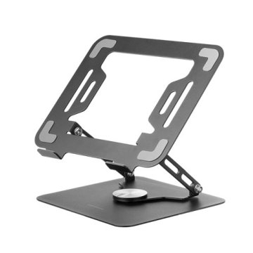 ÷ Soporte de portatil mars gaming marsn hasta 17\" giratorio plegable de acero negro