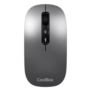 ÷ Mouse coolbox multidispositivo ia w02-g bt5.0 bt3.0 2.4ghz1600dpi 6 botones bateria 500mah gris