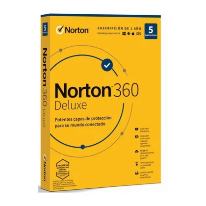 Norton ÷ 360 deluxe 50gb portugues 1 user 5 device 12mo box