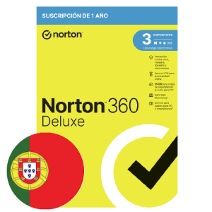 Norton ÷ 360 deluxe 25gb 1 user 3 device 1 year portugues box