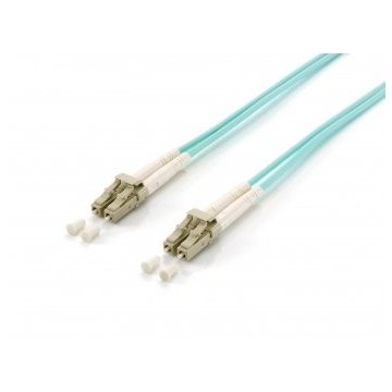 ÷ Cable fibra optica om3 duplex libre halogenos lc/lc 50/125u 3m equip