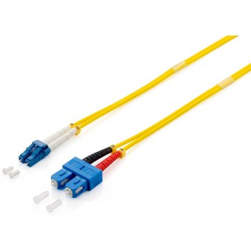 Equip ÷ fibra optica monomodo lc/sc 0.9/125 lsoh 1m color amarillo