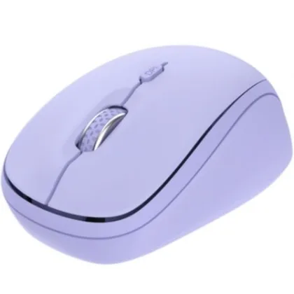 Trust Mini Inalámbrico Yvi+ Multidispositivo/ Hasta 1600 Dpi Púrpura