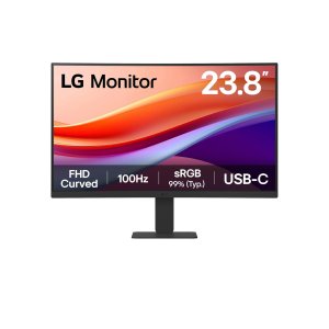 ÷ Monitor 24\" curvo 1500r hdmi usb-c lg 24u421a-b fhd va, 100hz 250cd 5ms 3000:1 vesa 100x100