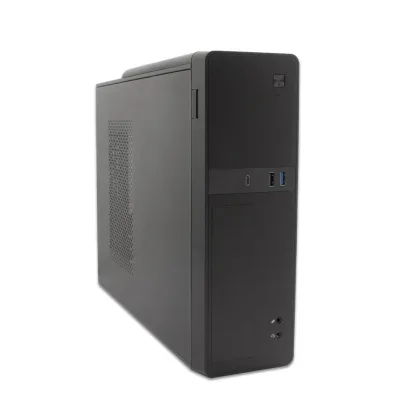 Coolbox Caja ordenador sobremesa microatx slim t310 USB - c lector de tarjetas fuente sfx… bronze