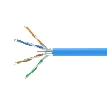 ÷ Bobina equip categoria 6a u/ftp 305m eca pvc color azul