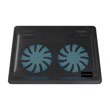 ÷ Base de refrigeracion para portatiles conceptronic 2 ventiladores 125mm hasta 15.6\"