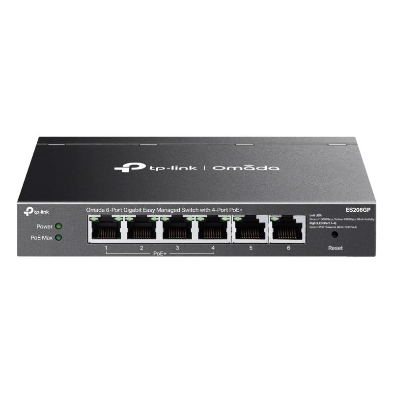 TP-LINK ES206GP 4xGb PoE+ 2xGb 65W Desktop