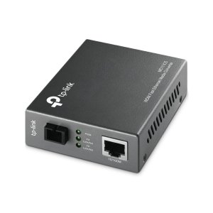 ÷ Convertidor fibra tp-link mc111cs rj45 eth a fibra monomodo sc 100mb fullduplex hasta 20km