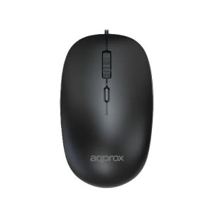 ÷ Mouse approx appxm150 cable 1.35 1600 dpi ajustables 4 botones color negro