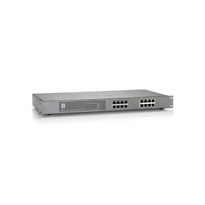 ÷ Switch no gestionable level one fep-1612 16p 16xpoe 100mb 500w carcasa metalica