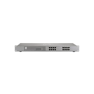 Level One ÷ no gestionable fep-1612w380 16p 16xpoe 100mb 380w carcasa metalica
