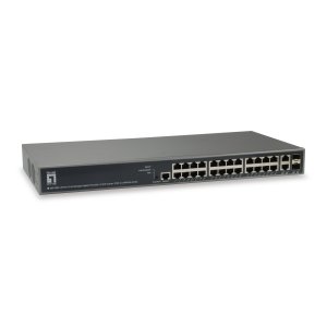 Level One ÷ gestionable levelone l3 gep-2682 26p 24xgb POE 2x – RJ45