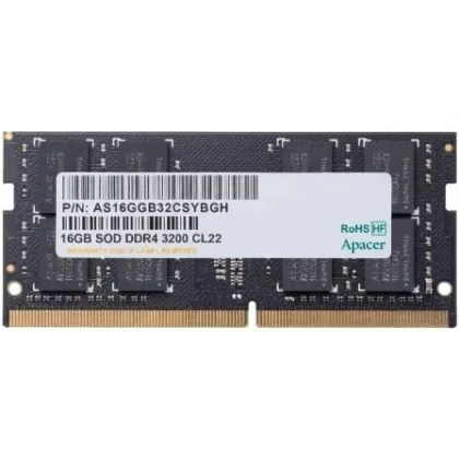 Memoria Apacer AS16GGB32CSYBGH 16GB/ DDR4/ 3200MHz/ 1.2V/ CL22/ Sodimm