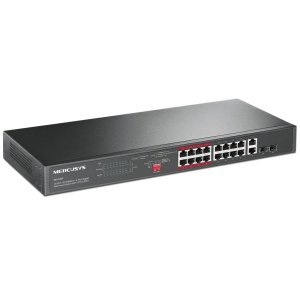 Mercusys ÷ no gestionable ms118cp 18p 16xrj45 100mbps poe+ 2x1gbps 2xsfp 1gbps enrackable