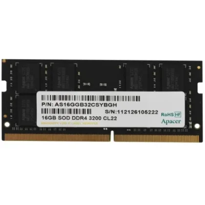 Memoria Apacer ES.16G21.PSH 16GB/ DDR4/ 3200MHz/ 1.2V/ CL22/ Sodimm