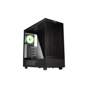 ÷ Caja atx abysm danube sava h400 black 2x3.5\" 1x2.5\" usb-c gpu max 410mm