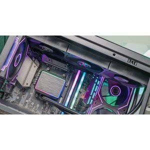÷ Sistema de refrigeracion liquida mars gaming mlproii360 3x120mm 600w tdp pantalla lcd negro