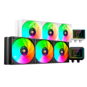 Mars Gamin ÷ Sistema de refrigeracion liquida mars gaming ml-two360 3x120mm ARGB 600w tdp color negro