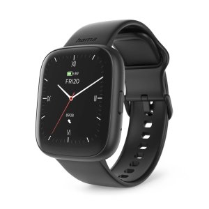 ÷ Smartwatch hama 4000 lcd 1.65\" ip68 diferentes sensores salud negro