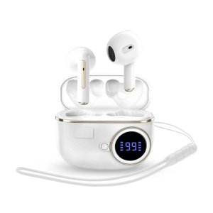 ÷ Auricular intrauditivo bluetooth energy sistem chargeview tws lcd bateria 20h blanco