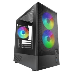 Mars Gamin ÷ (km0) caja microatx mars gaming mconyx negra lateral cristal frontal mesh gpu…