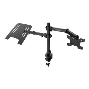÷ Soporte de mesa coolbox mp01 para 1 pantalla hasta 32\" y un portatil hasta 17\" color negro