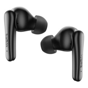 ÷ Auricular intrauditivo bluetooth belkin soundform rhythm anc negro 28h ipx5 multipunto 4mic usb-c