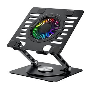 ÷ Base refrigeracion para portatiles coolbox coolair 1vrgb hasta 17\" vent. 110mm rgb negro