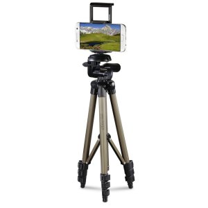 ÷ Soporte smartphone hama 106-3d extendible 4 secciones aluminio color beige