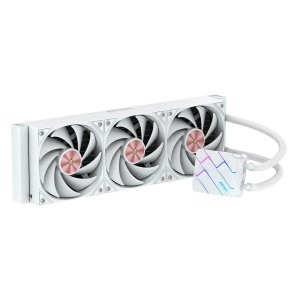 ÷ Sistema de refrigeracion liquida abysm oceanic tide 360 white argb triple fan intel amd