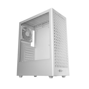÷ Caja atx mars gaming mc-t800 frontal airdot mesh 4x ventiladores fdb cablehatch usb-c blanco
