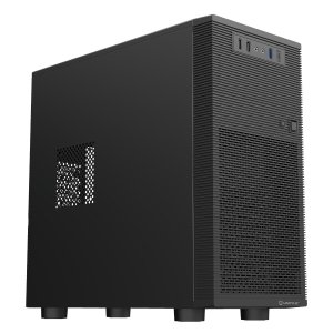 Unyka ÷ Caja micro atx unykach aero c15 uk52015 frontal rejilla f.a 500w max 150mm gpu… negro