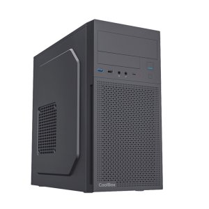 Coolbox ÷ Caja micro atx m680 coo-pcm680-0 frontal rejilla disipador max 140mm GPU max negro