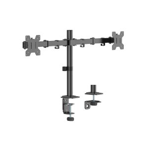 ÷ Soporte de mesa equip 650176 articulado para 2 pantallas de 17\" a 32\" vesa 100x100 max 2x10kg negro