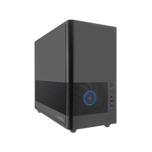 ÷ Caja micro atx coolbox mp2 frontal rejilla disipador max 160mm gpu max 350mm negro
