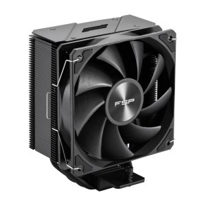÷ Ventilador con disipador de cpu fsp np5 black tdp 200w 4 heatpipes torre pwm hdb negro