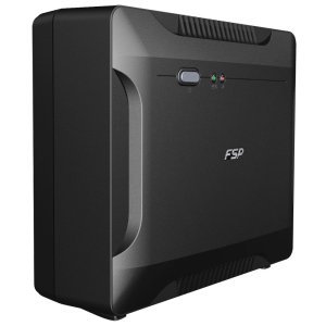 Fsp ÷ nano 600 600va 360w entrada 1xiec-c14 salida 2xschuko off-line formato torre negro