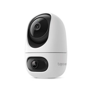 ÷ Camara interior ip tp-link tapo c245d 2x 2k 3mp dual lens pan tilt wi-fi audio bidireccional blanco
