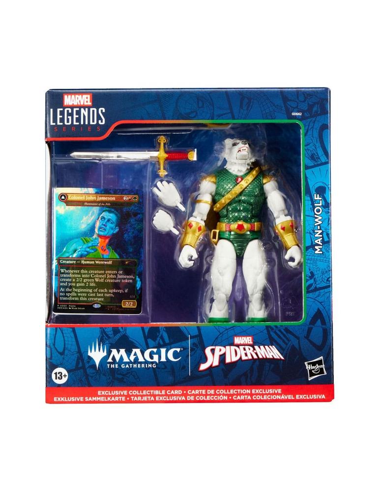 Hasbro Figura marvel legends series magic the gathering man - wolf