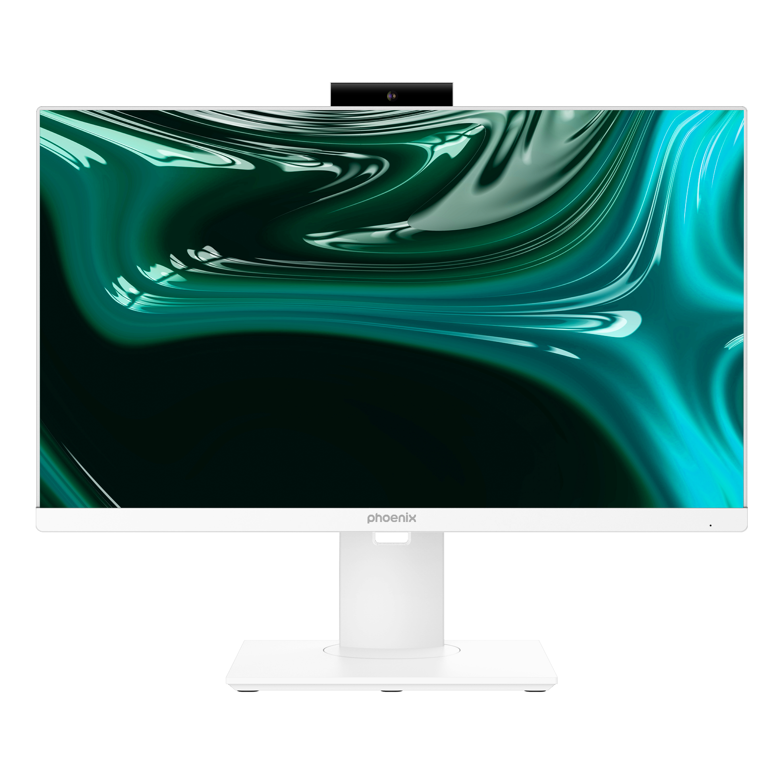 Ordenador pc all in one aio phoenix unity 23.8 pulgadas fhd ajustable altura y rotativo - web cam -  intel i5 12400 - 16 gb ddr4 - 1 tb ssd  blanco windows 11