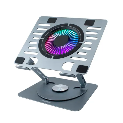 Coolbox Soporte - base refrigeracion para coolair 1vrgb ajustable haste 17" gris / plata