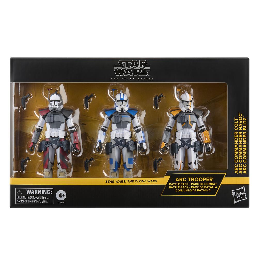 Hasbro Set 3 figuras star wars the black