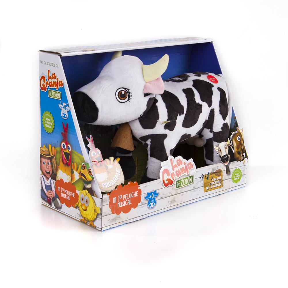 Bandai rojo Peluche musical bandai vaca lola