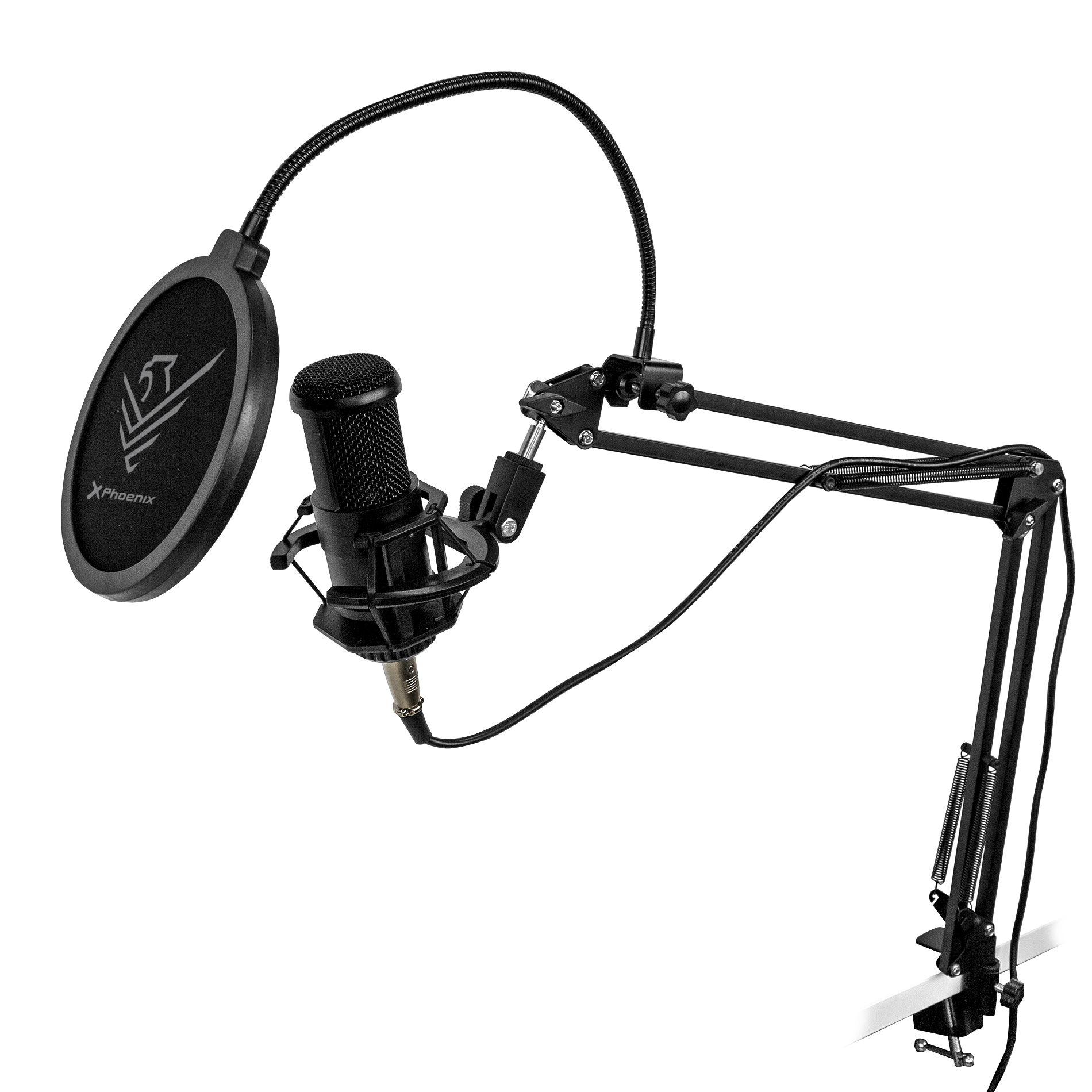 Phoenix technologies Kit microfono phoenix streamcast pro gaming conector jack - brazo articulado…