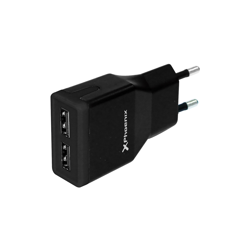 Phoenix technologies USB 5v 2 salidas 2a con cable micro USB