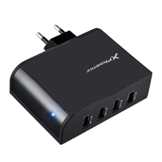 Phoenix technologies de pared 5.1v de 4 entradas USB 2.1a